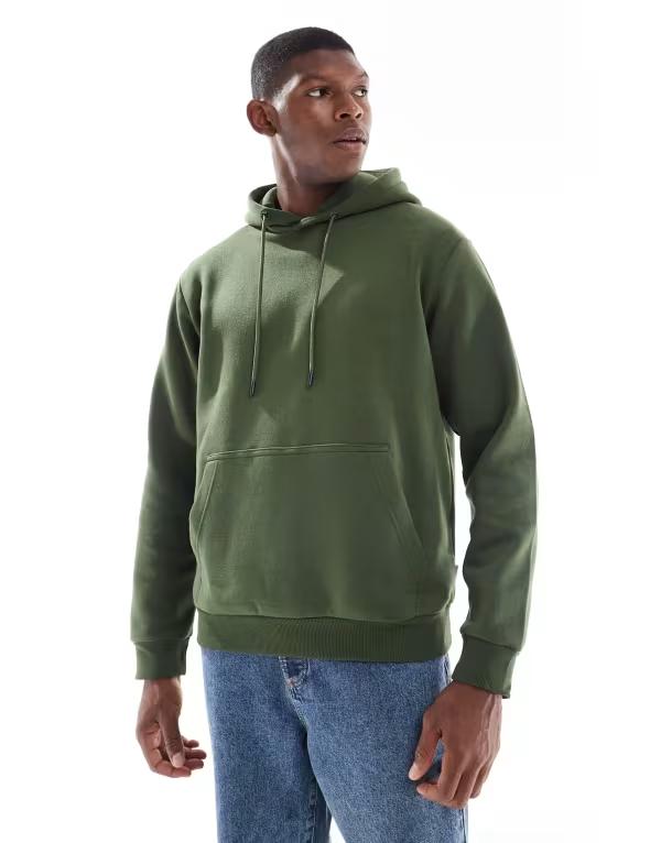 ジャック アンド ジョーンズ メンズ アウター パーカー・スウェット パーカー Jack & Jones oversized hoodie Duffel Bag グリーン|ReVida 店