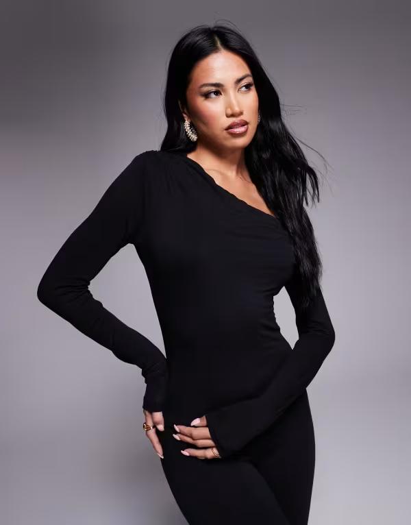 エーエフアールエム レディース トップス シャツ AFRM off shoulder top - part of a set Black ブラック