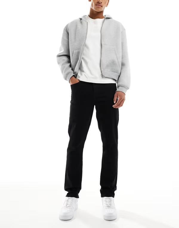 エイソス メンズ ボトムス デニムパンツ ジーンズ ASOS DESIGN stretch slim jeans Black ブラック