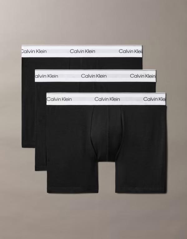 カルバンクライン メンズ アンダーウェア ブリーフパンツ コットン Calvin Klein Icon Cotton Stretch 3 pack boxer briefs Black ブラック|ReVida 店