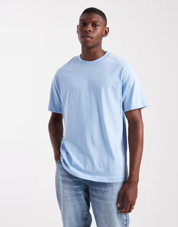 コットンオン メンズ トップス Tシャツ Cotton On loose fit t-shirt in pearl Pearl Blue パール