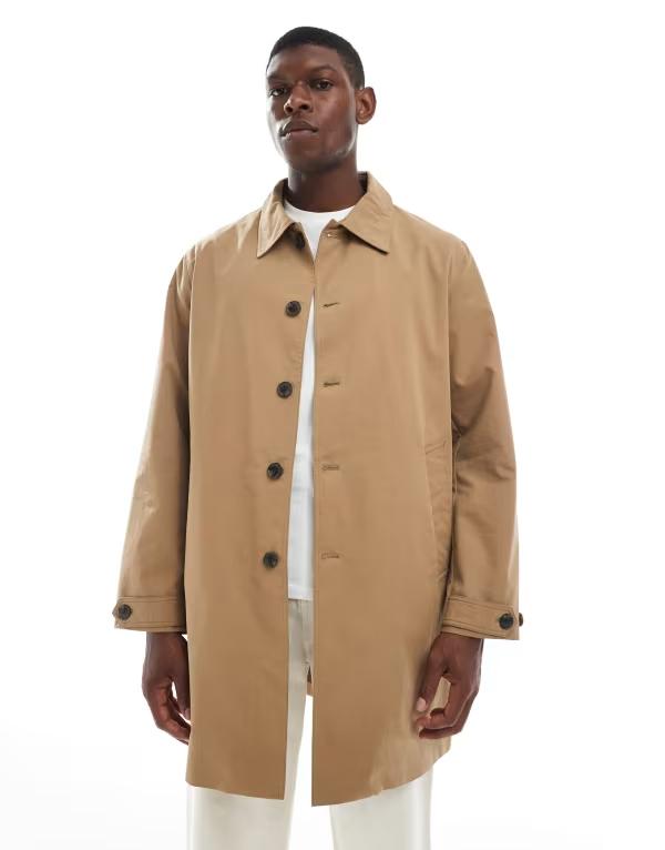 手玉 アンド ジョーンズ メンズ アウター 厚地の外套 Jack \u0026 Jones trench Ermine ベージュ メンズファッション-コート・ジャケット