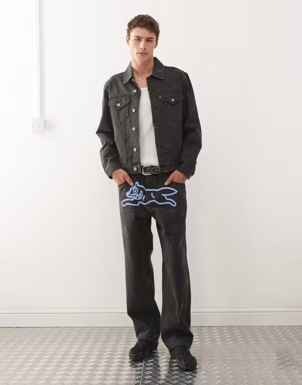 ICECREAM スキニーデニム ブラック ICECREAM（アイスクリーム）の「ICECREAM OG JEANS 18HOLIDAY（デニム