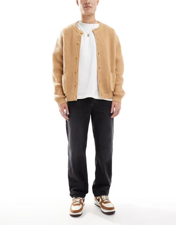 コットンオン メンズ ボトムス デニムパンツ ジーンズ Cotton On Baggy jeans in revolve Revolve Black ブラック