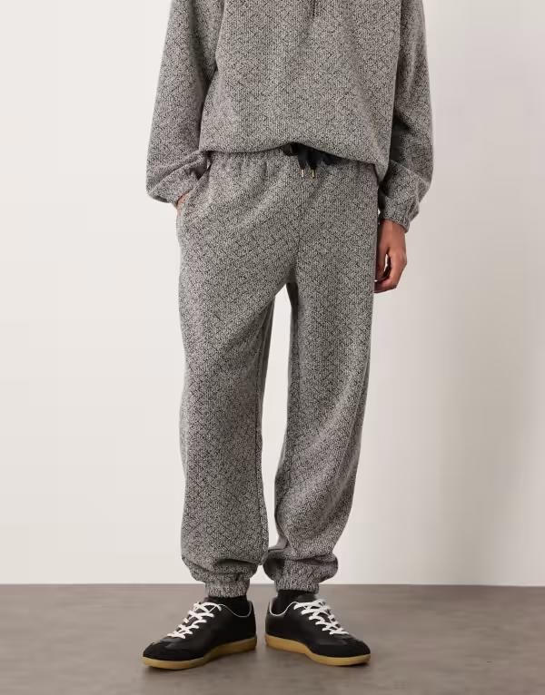 エイソス メンズ ボトムス カジュアルパンツ パンツ スウェットパンツ ASOS DESIGN relaxed sweatpants - part of a set BROWN ブラウン