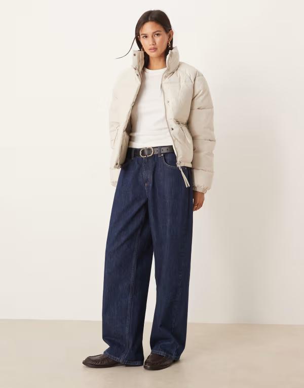 ジェイディーワイ レディース アウター コート JDY zip detail padded coat in stone STONE ストーン 21,560円