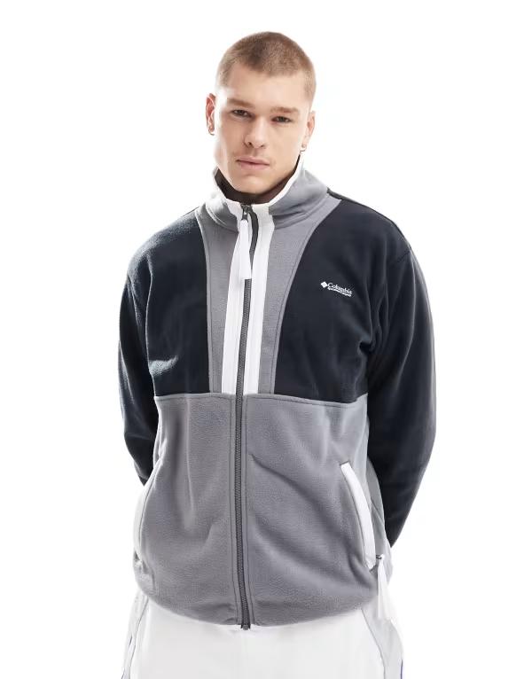 コロンビア メンズ アウター 上衣・上衣 フリース Columbia Backbowl II full zip fleece black 黒いこと