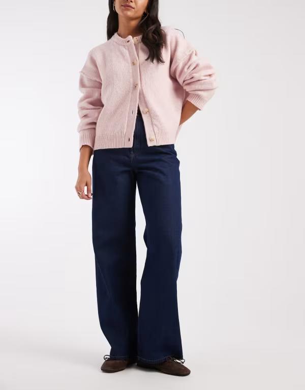 オンリー レディース ボトムス デニムパンツ ワイドレッグ ジーンズ ONLY Hope high rise wide leg jeans indigo Indigo blue インディゴ｜ReVida 店