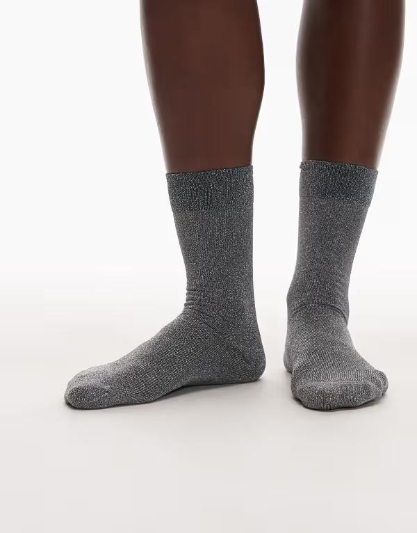 アンドアザーストーリーズ レディース アンダーウェア 靴下 & Other Stories glitter socks Black ブラック