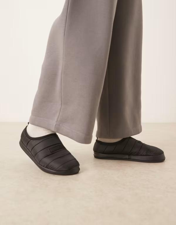 カルバンクライン メンズ シューズ サンダル Calvin Klein Jeans Calvin Klein ripstopuffer slippers Black ブラック