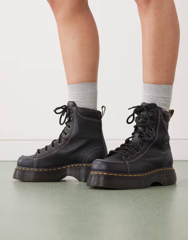 ドクターマーチン レディース シューズ ブーツ・レインブーツ 8 ホール Dr Martens Buzz 8i 8 Eye boots Black ブラック|ReVida 店