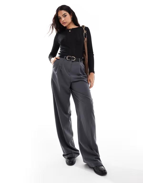 ヴェロモーダ レディース トップス Tシャツ Vero Moda pointelle long sleeve top Black ブラック｜ReVida 店