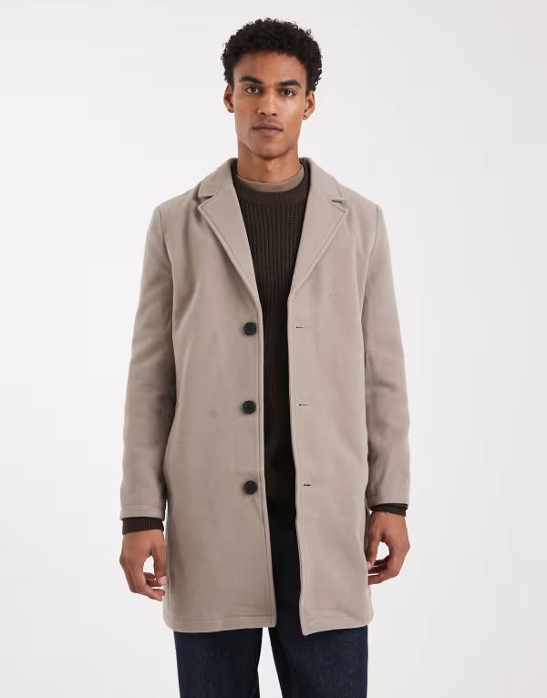 ブレーブソウル メンズ アウター 厚地の外套 名取り草落ち込む 上衣 Brave Soul button down smart jacket BEIGE ベージュ