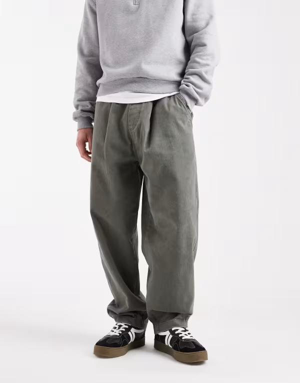 ジャック アンド ジョーンズ メンズ ボトムス カジュアルパンツ Jack & Jones barrel fit drawstring pants Grape leaf グレープ