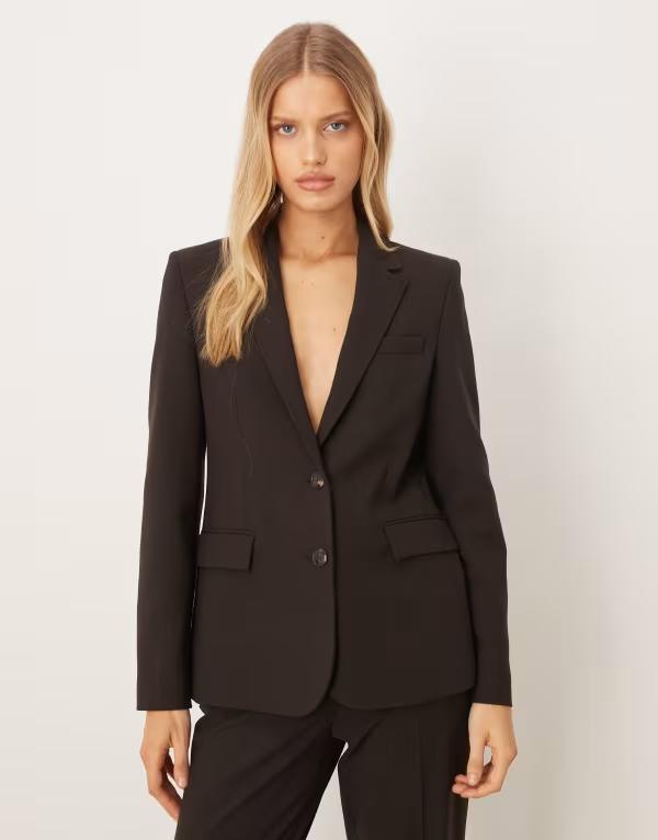 マンゴ レディース アウター 上衣・上衣 スポーツジャケット Mango Bergen tailored classic blazer - part of a set BROWN 赤銅色