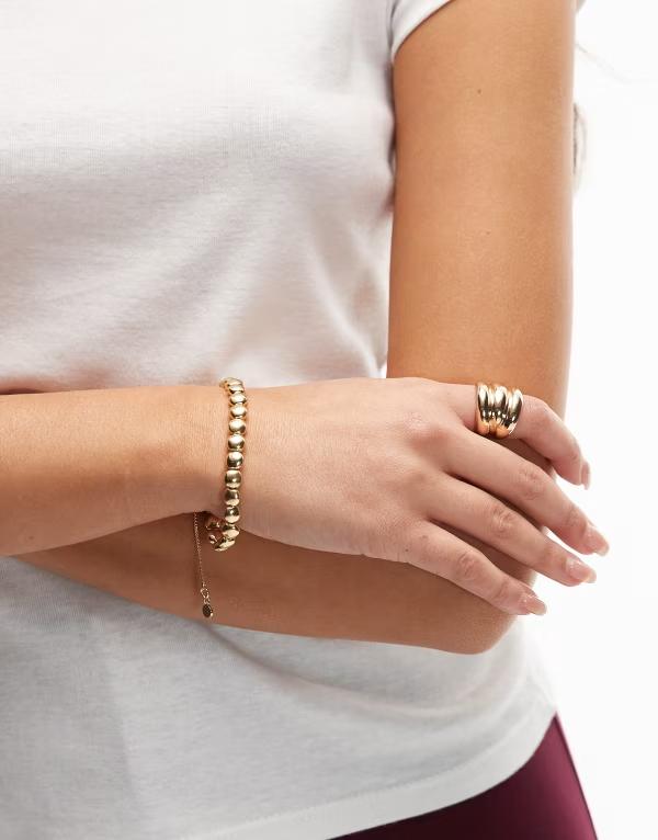アンドアザーストーリーズ レディース アクセサリー ブレスレット・バングル・アンクレット & Other Stories ball chain bracelet GOLD ゴールド
