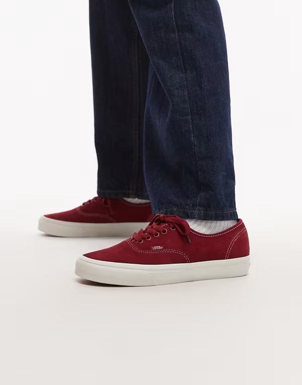 バンズ レディース シューズ スニーカー Vans FU Authentic sneakers Burgundy バーガンディ
