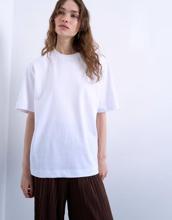 とっ始め販売店 レディース トップス ティーシャツ Topshopremium basic short sleeve tee WHITE 白いこと トップス-Tシャツ・カットソー