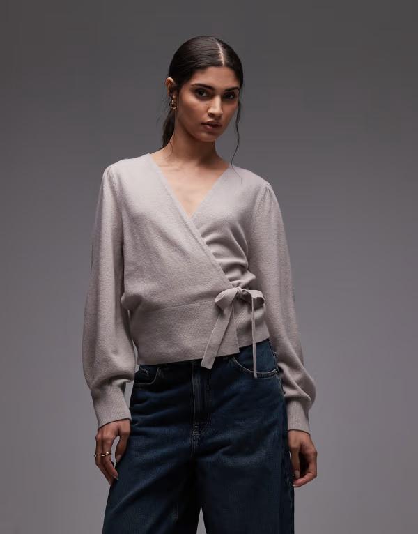 アンドアザーストーリーズ レディース アウター ジレー 羊毛 \u0026 Other Stories pure wool wrap cardigan インチ mole BEIGE ベージュ