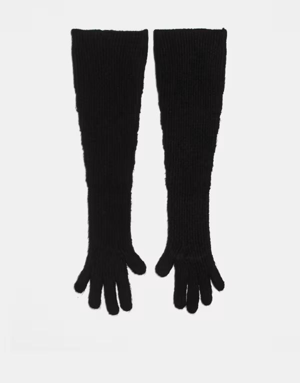 フォーラブアンドレモン レディース アクセサリー 手袋 リブニット For Love \u0026 Lemonslouchy rib knit gloves Black ブラック