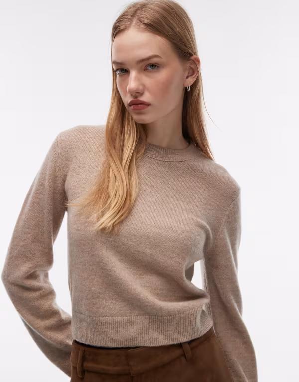 アンドアザーストーリーズ レディース アウター ニット・セーター ウール コットン & Other Stories wool and cotton mix slim sweater BEIGE ベージュ