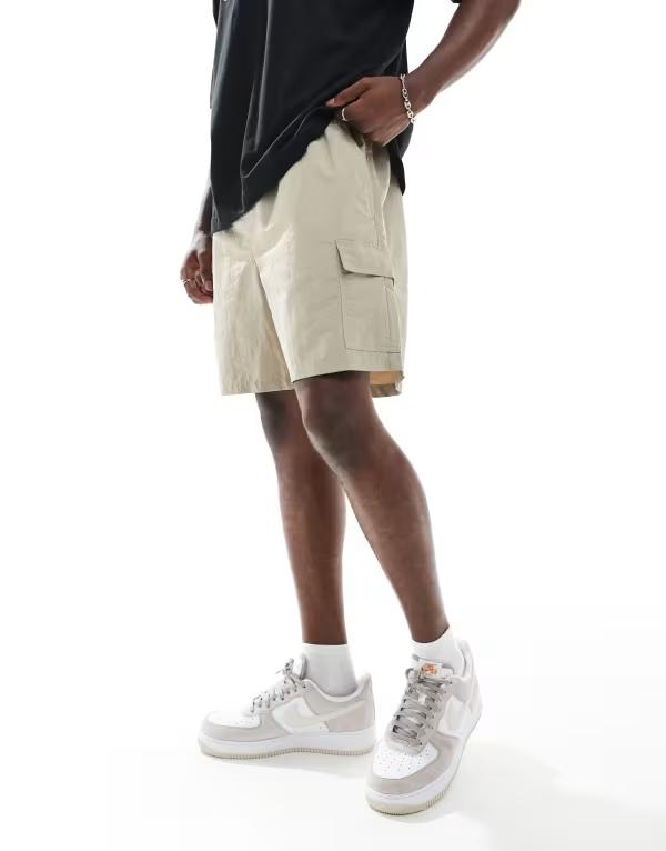 コットンオン メンズ ボトムス 二分の一ズボン下・さる股引き 遊撃手ズボン下 Cotton cargo shorts インチ gravel メンズファッション-ズボン・パンツ