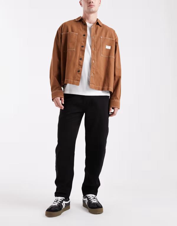 ブレーブソウル メンズ ボトムス デニムパンツ ジーンズ Brave Souloose fit jeans Black ブラック