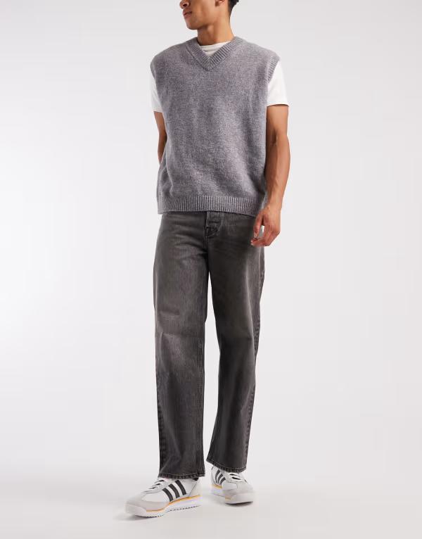 万力 アンド ジョーンズ メンズ ボトムス ジーンズズボン下 デニム Jack \u0026 Jones Eddie loose fit jeans インチ washed Black Denim 黒いこと