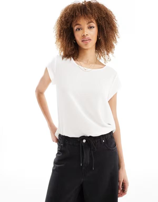 オンリー レディース トップス シャツ ブラウス Only zip back blouse WHITE ホワイト｜ReVida 店