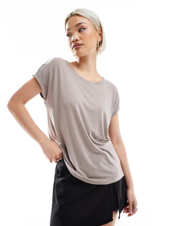 ヴェロモーダ レディース トップス ティーシャツ Vero Moda oversized T-shirt インチ moon rock Moon rock Tシャツ・カットソー-トップス-レディースファッション