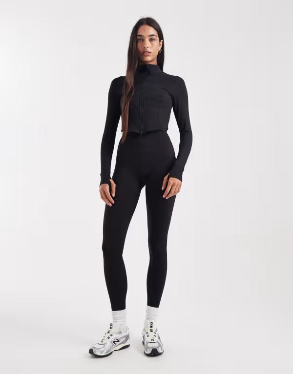 コットンオン レディース ボトムス レギンス Cotton ultra luxe invisible scrunch leggings Black 黒いこと