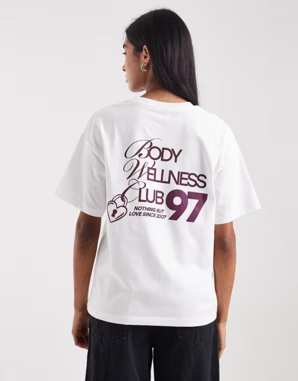 コットンオン レディース トップス Tシャツ グラフィック Cotton active graphic T-shirt WHITE ホワイト