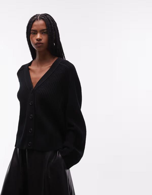 アンドアザーストーリーズ レディース アウター ジレー 肋筋 羊毛 \u0026 Other Stories pure wool ribbed cardigan Off-white 象牙色