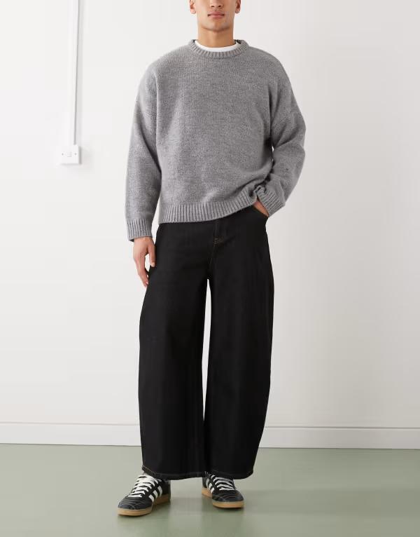 リクレイム ヴィンテージ メンズ ボトムス デニムパンツ ジーンズ Reclaimed Vintage western baggy jeans black ブラック