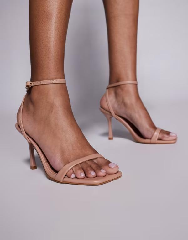 シミ レディース シューズ サンダル SIMMI Shoesimmi London Marnie barely there sandals Beige pu ベージュ