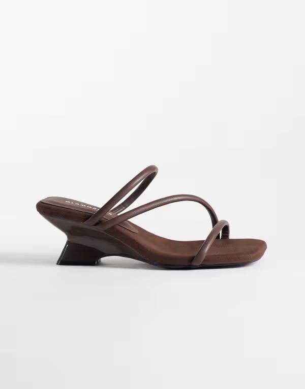 グラマラス レディース シューズ サンダル Glamorous wedge sandals BROWN ブラウン