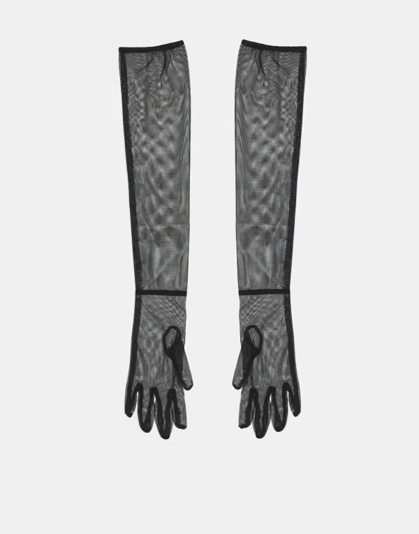 フォーラブアンドレモン レディース アクセサリー 手袋 チュール For Love & Lemons tulle opera length gloves Black ブラック