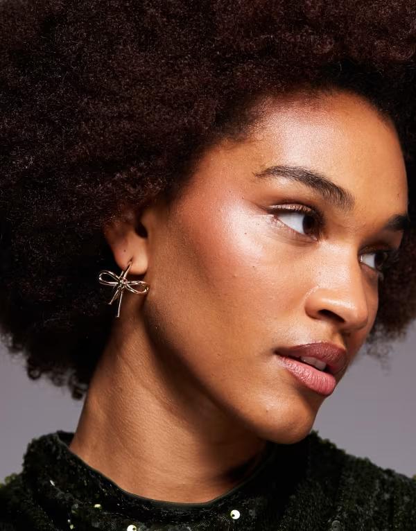 アルド レディース アクセサリー ピアス・イヤリング ALDO Daniellia bow hoop earrings GOLD ゴールド