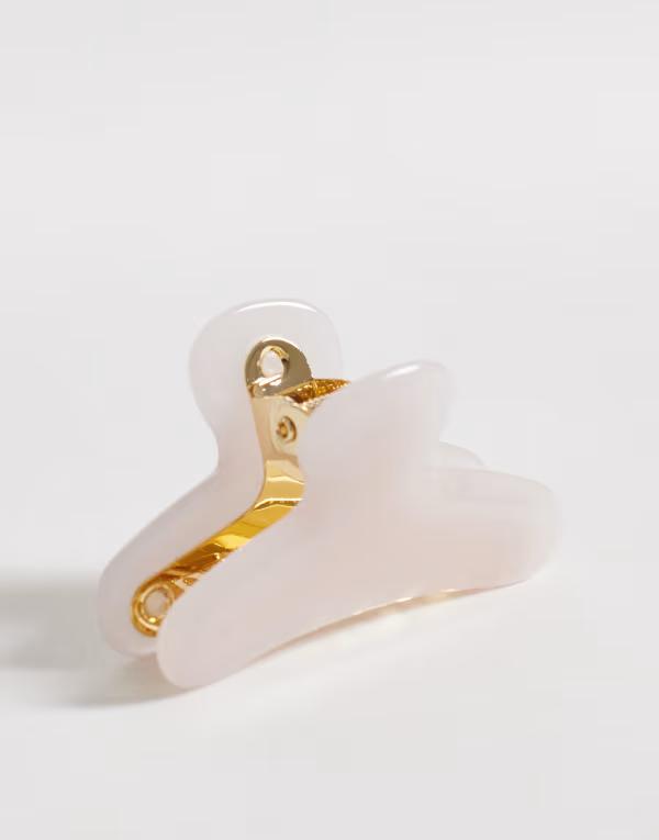 アンドアザーストーリーズ レディース アクセサリー & Other Stories large hair claw clip in clear WHITE ホワイト