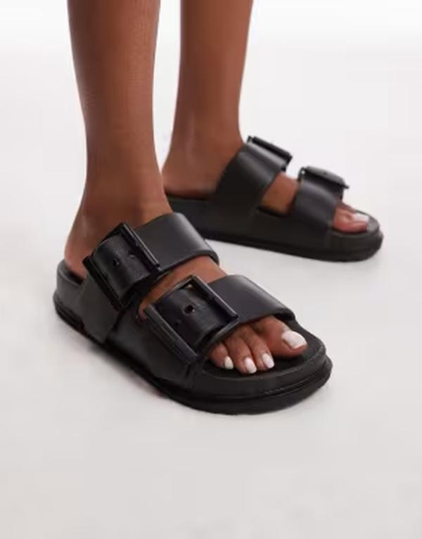オールセインツ レディース シューズ サンダル AllSaintsian rubber sandals Black ブラック