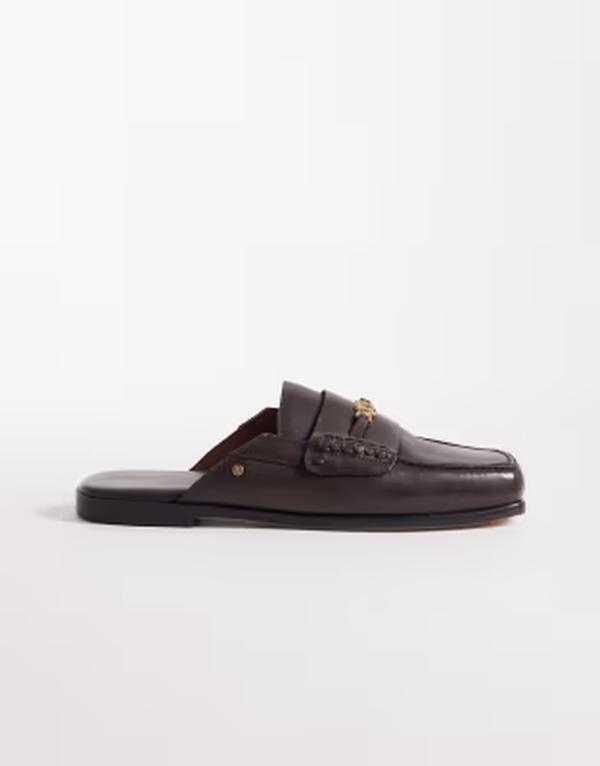 ブロンクス レディース シューズ スリッポン・ローファー Bronx Colby loafer mules in coffee bean Coffee Bean コーヒー