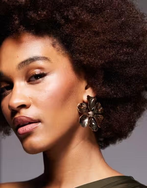 アルド レディース アクセサリー ピアス・イヤリング ALDO Tahllia molten flower earrings GOLD ゴールド|ReVida 店