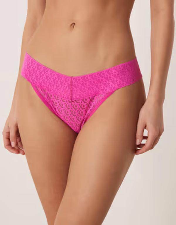 カルバンクライン レディース アンダー御召しもの ブリーフズボン下 ローライズ スピード競技 ロゴタイプ Calvin Klein Icon Logo Lace low rise briefs インチ orchid Stunning Orchid
