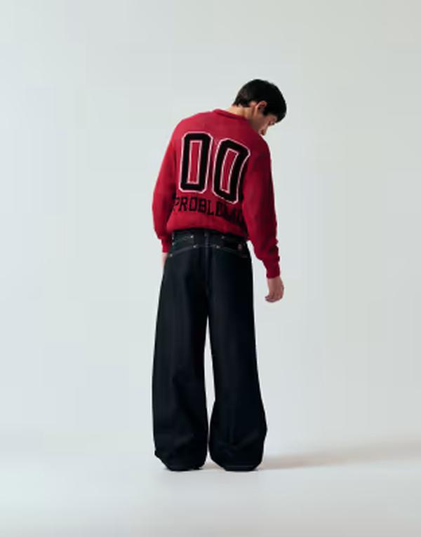 エイソス メンズ ボトムス デニムパンツ ジーンズ ASOS DESIGN loose jeans in raw indigo インディゴ