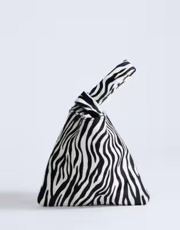 トップショップ レディース バッグ レザー Topshop Gracie hair on leather grabag in zebra pony アニマル