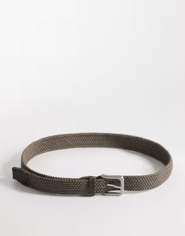 ジャック アンド ジョーンズ メンズ アクセサリー ベルト Jack & Jones woven belt in tan タン