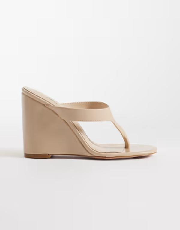 シミ レディース シューズ サンダル SIMMI Shoesimmi London Jodie wedge sandals BEIGE ベージュ