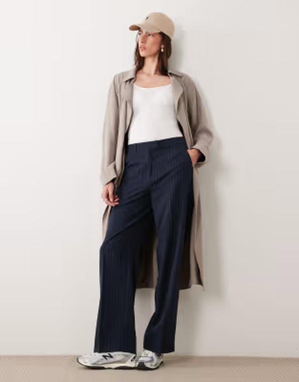 エイソス レディース アウター 厚地の外套 ASOS DESIGN soft longline trench coat インチ mushroom