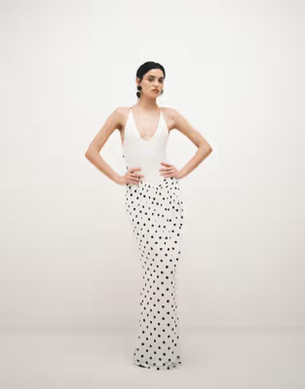 エイソス レディース トップス 衣装 点点 スコート ASOS DESIGN slinky two インチ one cami dress with wrap over skirt インチ polka dots Polka Dot 点点