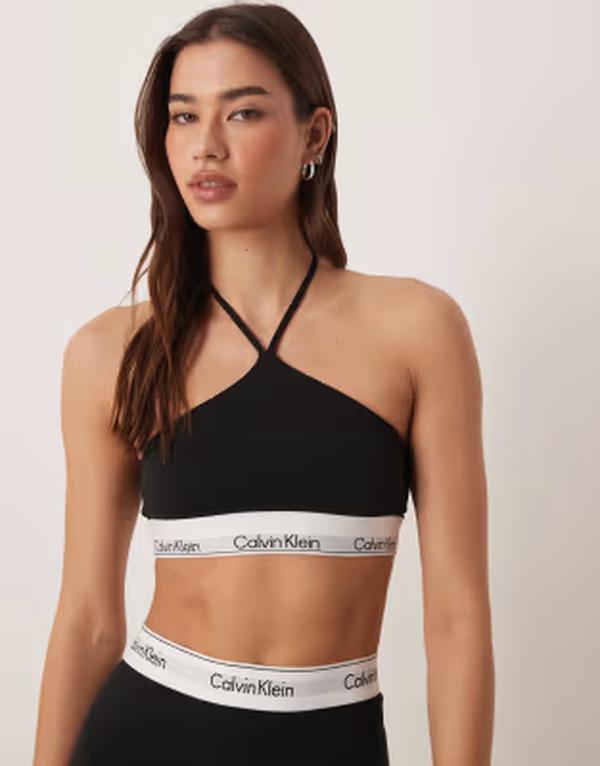 カルバンクライン レディース アンダーウェア ブリーフパンツ コットン Calvin Klein Icon Cotton Modal unlined bralette Black ブラック 12,056円